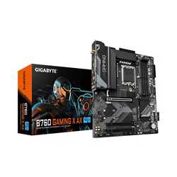 Gigabyte B760 GAMING X AX Intel 1700 Socket Motherboard, ATX, 4x DDR5 Slots, 3x M.2 Sockets, 1x USB-C Port, Fitted I/O Shield, W