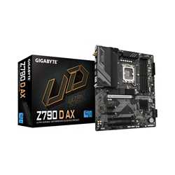 Gigabyte Z790 D AX Ultra Durable Intel 1700 Socket Motherboard, ATX, 4x DDR5 Slots, 3x M.2 Sockets, 1x USB-C Port, Wi-Fi 6E, 1x 
