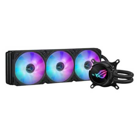 Asus ROG STRIX LC III 360 ARGB Liquid CPU Cooler, 360mm, 7th Gen v2 Asetek Pump, ARGB Fans, Customisable LCD Display, Rotatable 