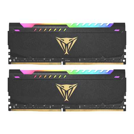 Patriot Viper Steel RGB 64GB Black Heatsink (2 x 32GB) DDR4 3600MHz DIMM System Memory