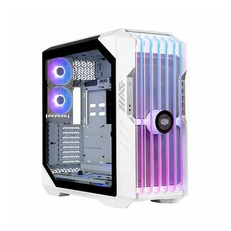 Cooler Master HAF 700 EVO Case, White, Full Tower, 4 x USB 3.2 Gen 1 Type-A, 1 x USB 3.2 Gen 2 Type-C, Tempered Glass Side Windo