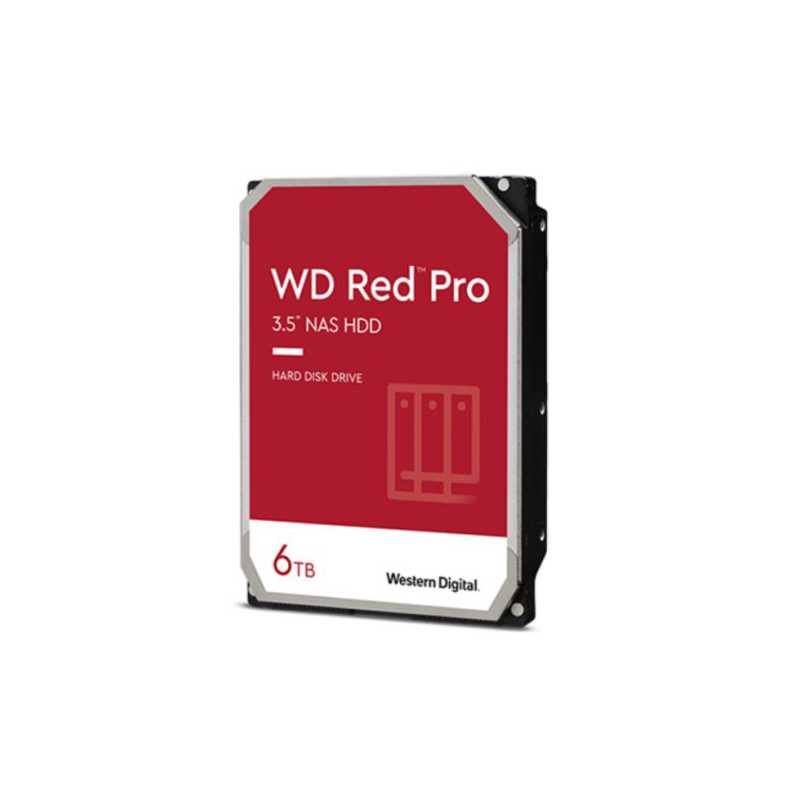 WD 3.5", 6TB, SATA3, Red Plus NAS Hard Drive, 5400RPM, 256MB Cache, OEM