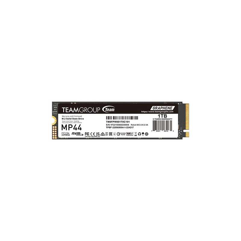 Team 1TB MP44 M.2 NVMe Gen4 SSD, M.2 2280, PCIe4, R/W 7400/6500 MB/s, Heat Dissipating Graphene Label