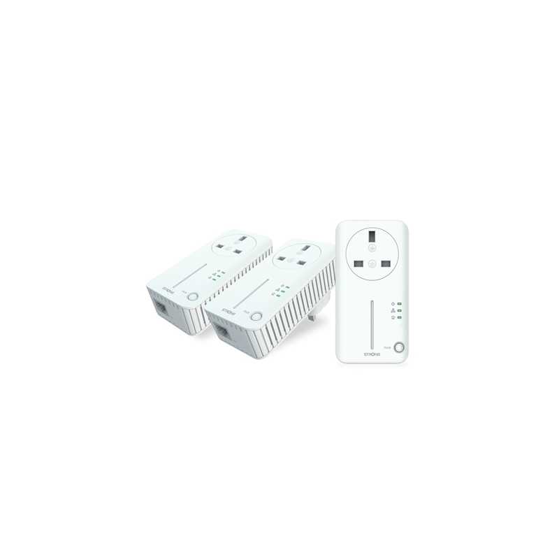 Strong POWERL600TRIUKV2 AV600 Passthrough Powerline Kit Triple Pack