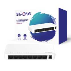 Strong SW8000PUK 8 Port Gigabit Switch (Plastic)