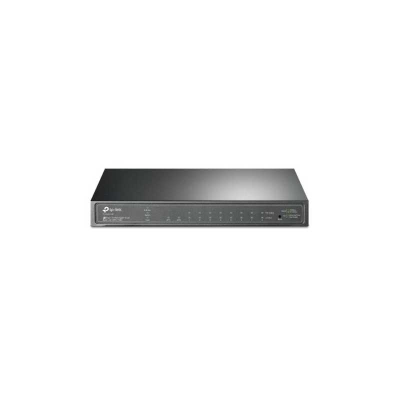 TP-LINK (TL-SG2210P V5) JetStream 10-Port Gigabit Smart Switch with 8-Port PoE+, 2 SFP Ports, Rackmount/Desktop