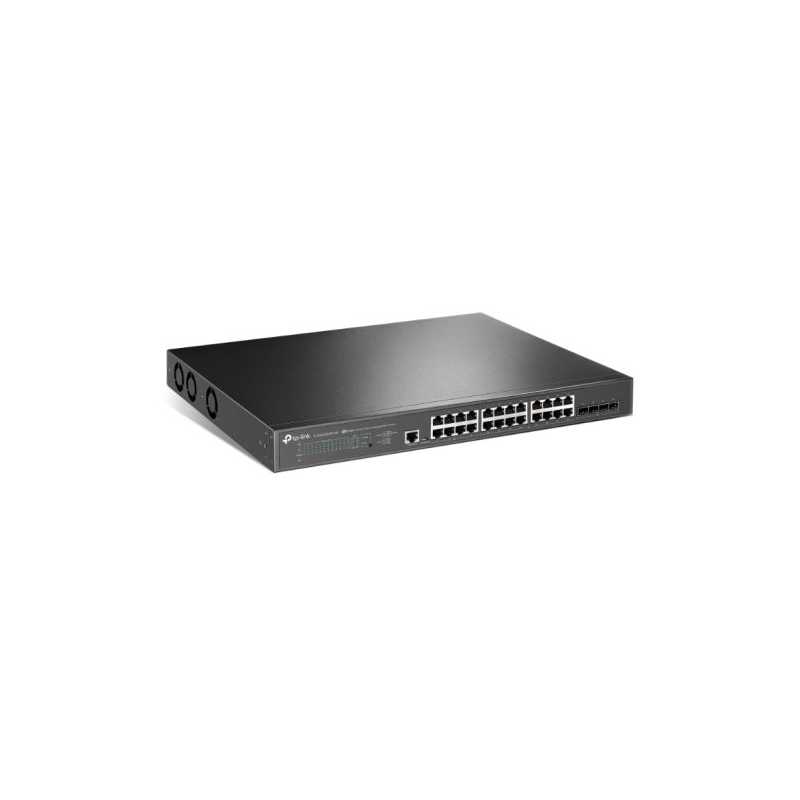 TP-LINK (TL-SG3428XPP-M2) JetStream 24-Port 2.5GBASE-T & 4-Port 10GE SFP+ L2+ Managed Switch with 16-Port PoE+ & 8-Port PoE++, R