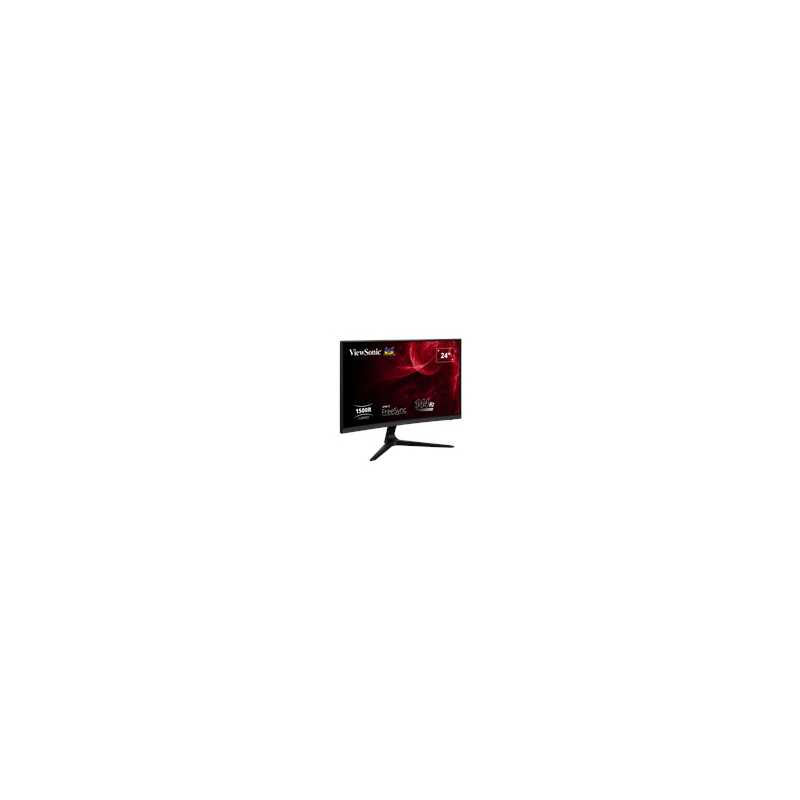 ViewSonic Omni VX2418C 24 Inch LED Curved Gaming Monitor, 1920x1080 Full HD (1080p), 165Hz, VA, 250 cd/m, 3000:1, Freesync, 1 ms