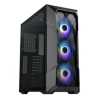 COOLER MASTER MasterBox TD500 Mesh V2 Case, Black, Mid Tower, 2 x USB 3.2 Gen 1 Type-A / 1 x USB 3.2 Gen 2 Type-C, Tool-Free Cry
