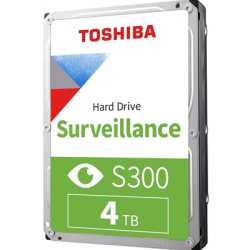Toshiba S300 HDWT840UZSVA 4TB SATA III 3.5" 5400RPM Surveillance Internal Hard Drive