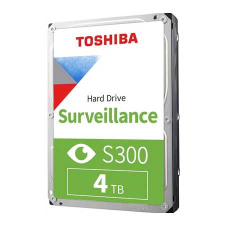 Toshiba S300 HDWT840UZSVA 4TB SATA III 3.5" 5400RPM Surveillance Internal Hard Drive