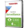 Toshiba S300 HDWT840UZSVA 4TB SATA III 3.5" 5400RPM Surveillance Internal Hard Drive