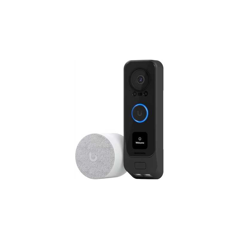 Ubiquiti UniFi G4 Black Doorbell Professional PoE Kit with Chime
