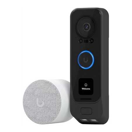 Ubiquiti UniFi G4 Black Doorbell Professional PoE Kit with Chime