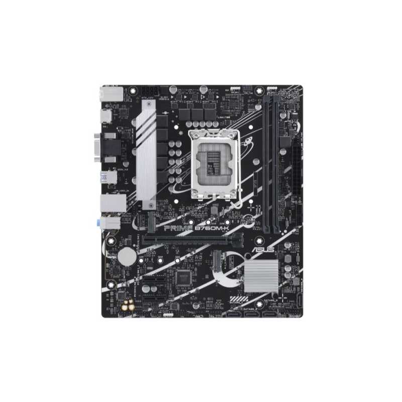 Asus PRIME B760M-K, Intel B760, 1700, Micro ATX, 2 DDR5, VGA, HDMI, 2.5G LAN, PCIe4, 2x M.2