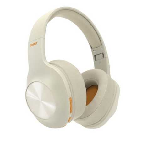 Hama Spirit Calypso Bluetooth Headset w/ Mic, Bass Boost, Foldable, Passive Noise Suppression, Beige