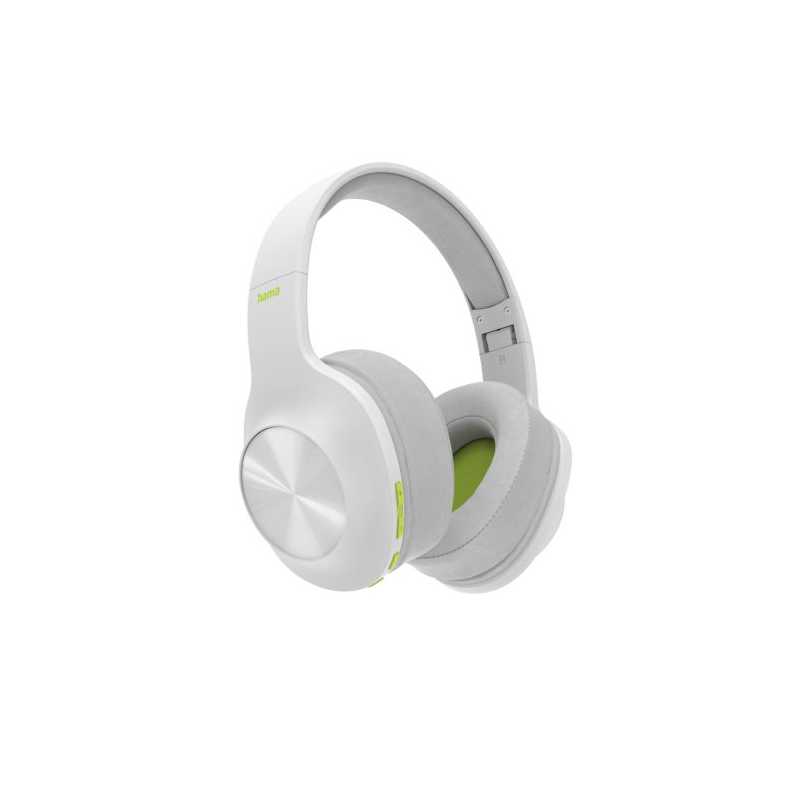 Hama Spirit Calypso Bluetooth Headset w/ Mic, Bass Boost, Foldable, Passive Noise Suppression, White