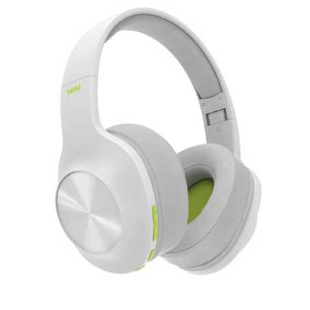 Hama Spirit Calypso Bluetooth Headset w/ Mic, Bass Boost, Foldable, Passive Noise Suppression, White