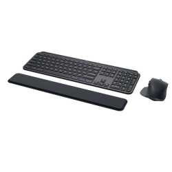 Logitech MX Keys Combo v2 for Business Bluetooth Keyboard and Mouse Kit, MX Palm Rest, Backlit KB, 8000 DPI Mouse, Graphite