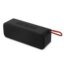Hama PowerBrick 2.0 Bluetooth/3.5mm Jack 8W Loudspeaker, 2500mAh Battery, IPX4 Splashproof, Carabiner, Black