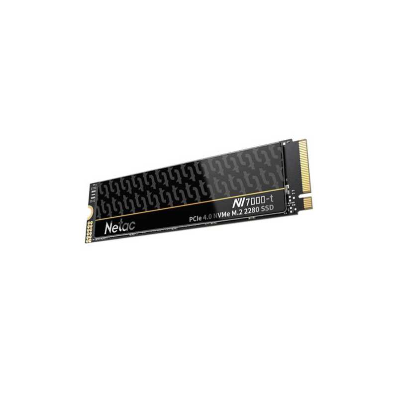 Netac 2TB NV7000-T M.2 NVMe Gen4 SSD, M.2 2280, PCIe4, 3D NAND, R/W 7300/6700 MB/s, Heatspreader