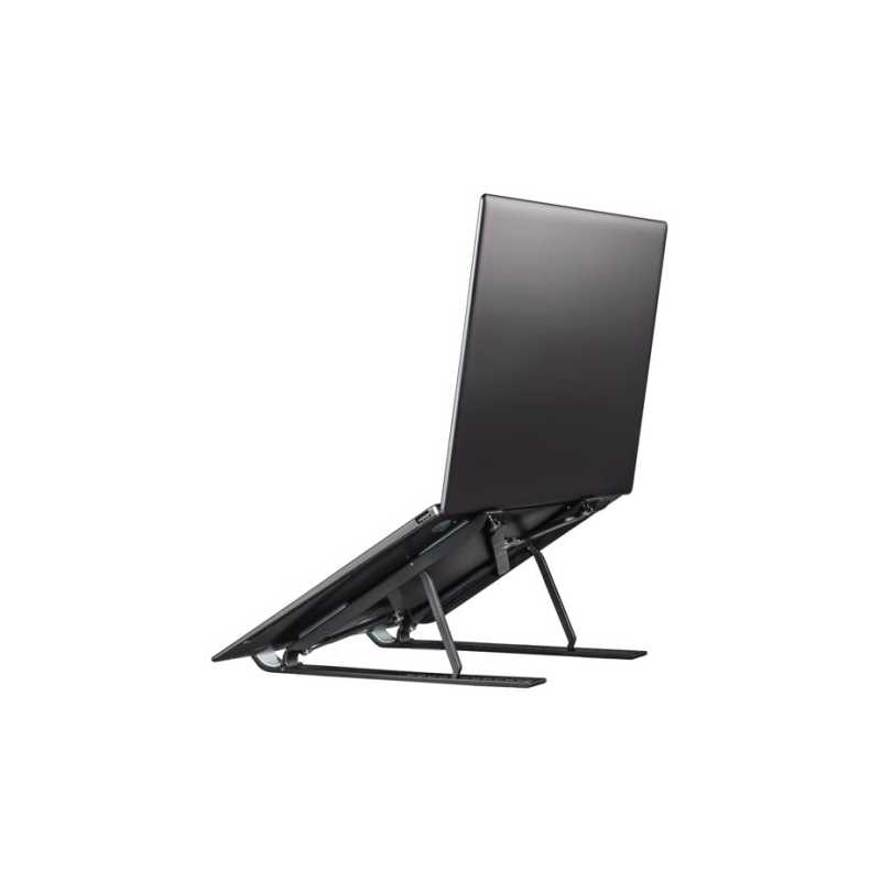 Hama Light Foldable Laptop Stand, Adjustable Incline, Laptops up to 15.6", Carry Pouch 