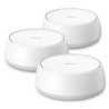 TP-LINK (DECO BE25) BE3600 Dual Band Whole Home Mesh Wi-Fi 7 System, 3 Pack, 2x 2.5G Ports, MLO, Wireless/Wired Combined Backhau