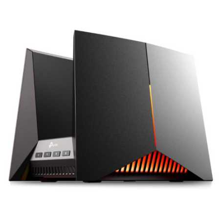 TP-LINK (Archer GE800) BE19000 Tri-Band Wi-Fi 7 Gaming Router, 2x10G Ports, USB, Game Panel & Acceleration, RGB Lighting, EasyMe