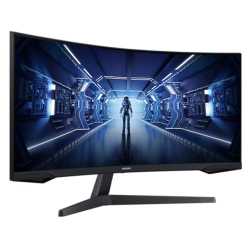 Samsung 34" G55T UWQHD Odyssey Curved Gaming Monitor (LC34G55TWWPXXU), 3440 x 1440, 1ms, HDMI, DP, 165Hz, HDR10, FreeSync, VESA