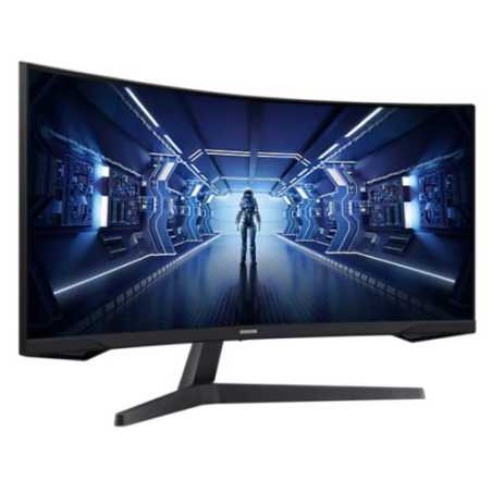 Samsung 34" G55T UWQHD Odyssey Curved Gaming Monitor (LC34G55TWWPXXU), 3440 x 1440, 1ms, HDMI, DP, 165Hz, HDR10, FreeSync, VESA