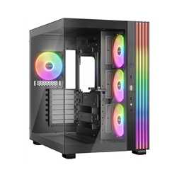 be-quiet! Light Base 600 LX, Black, Midi-Tower ATX Case, Massive ARGB LED Strip, Full Windowed Design, 4x Light Wings LX 120mm P