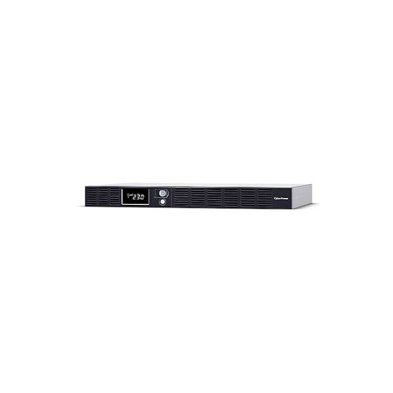 CyberPower Smart App 1500VA Line Interactive 1U Rackmountable UPS, 900W, LCD Display, 6x IEC, AVR Energy Saving, Hot-swappable B