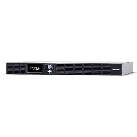 CyberPower Smart App 1500VA Line Interactive 1U Rackmountable UPS, 900W, LCD Display, 6x IEC, AVR Energy Saving, Hot-swappable B