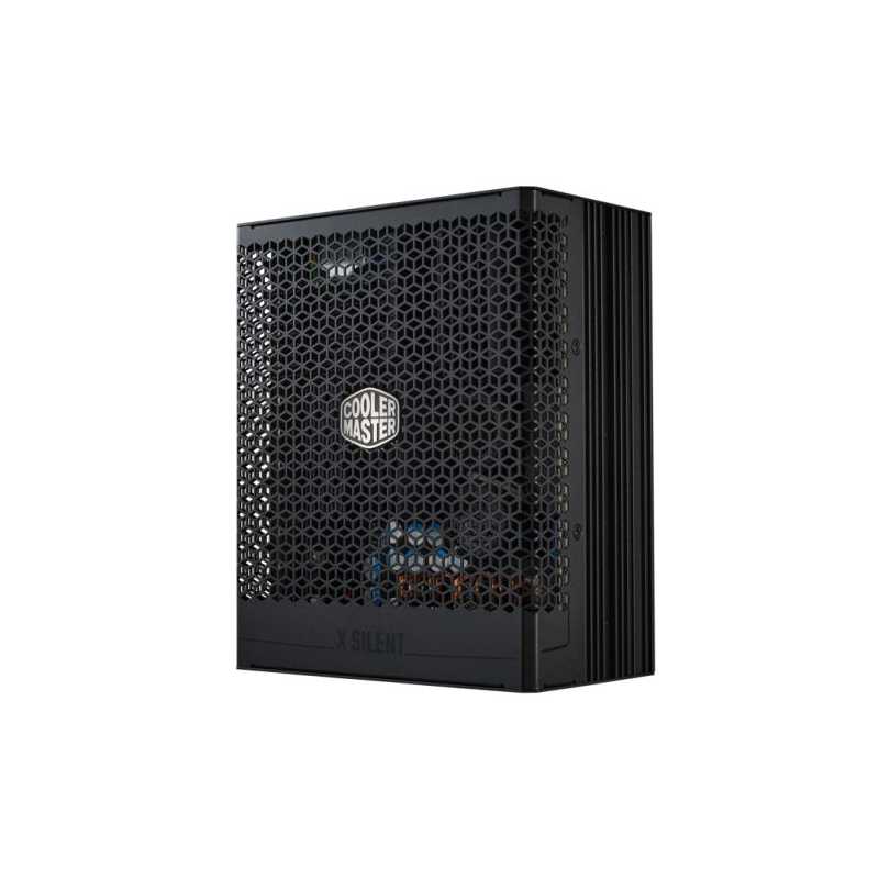 Cooler Master 850W X Silent Edge Platinum ATX 3.1 Fanless PSU, Fully Modular, Digital Monitor, PCIe 5.1, 80+ Platinum