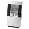 Hama TH-200 LCD Thermo/Hygrometer - Bar Chart Thermometer, Hygrometer, Barometer, Weather Forecast, Date/Time, Alarm, Black/Silv