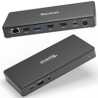 Plugable UD-MSTH2 USB-C Dual HDMI 4K 65W USB-C PD Driverless Docking Station