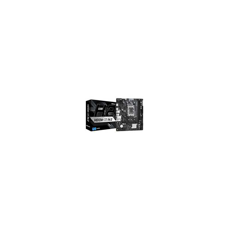 ASRock H610M-H2/M.2 Intel 1700 Socket Motherboard, Micro-ATX, 2x DDR4 Slots, 1x M.2 Socket, GbE LAN, 2x HDMI Port ASRock H610M-H2/M.2 Intel 1700 Socket Motherboard, Micro-ATX, 2x DDR4 Slots, 1x M.2 Socket, GbE LAN, 2x HDMI Port