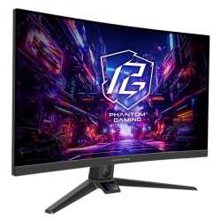 Asrock 27" Phantom Gaming FHD Curved Gaming Monitor (PG27FRS1A), 1920 x 1080, 1ms, 2 HDMI, DP, 280Hz, 95% DCI-P3, FreeSync, VES