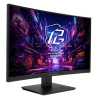 Asrock 27" Phantom Gaming QHD Curved Gaming Monitor (PG27QRT1B), 2560 x 1440, 1ms, 2 HDMI, DP, 180Hz, 95% DCI-P3, FreeSync, VES