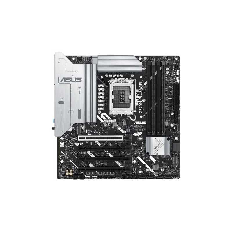 Asus PRIME Z890M-PLUS WIFI, Intel Z890, 1851, Micro ATX, 4 DDR5, HDMI, DP, Wi-Fi 7, 2.5G LAN, 3x M.2