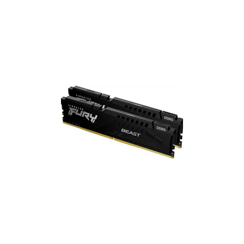 Kingston FURY Beast KF560C36BBE2K2-32 32GB (2x16GB) System Memory, 6000MT/s, DDR5, CL36, DIMM, Black, AMD EXPO Certified