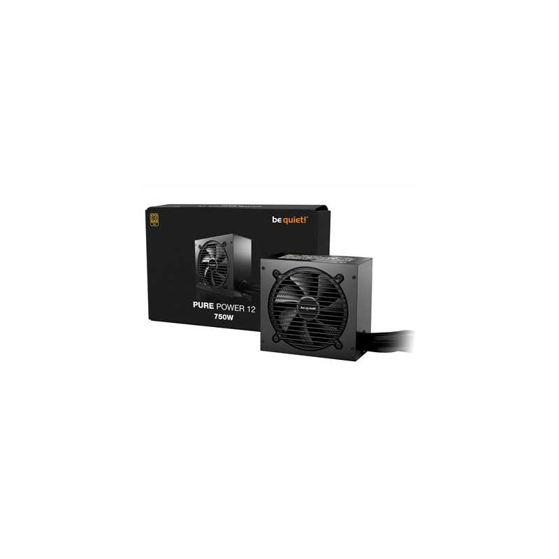 be quiet! 750W PURE POWER 12, 80 PLUS Gold, ATX 3.1 compliant and PCIe 5.1 compatible,10-year manufacturer's warranty