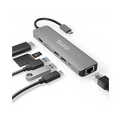 Plugable USBC-7IN1E Portable USB-C Ethernet Docking Station