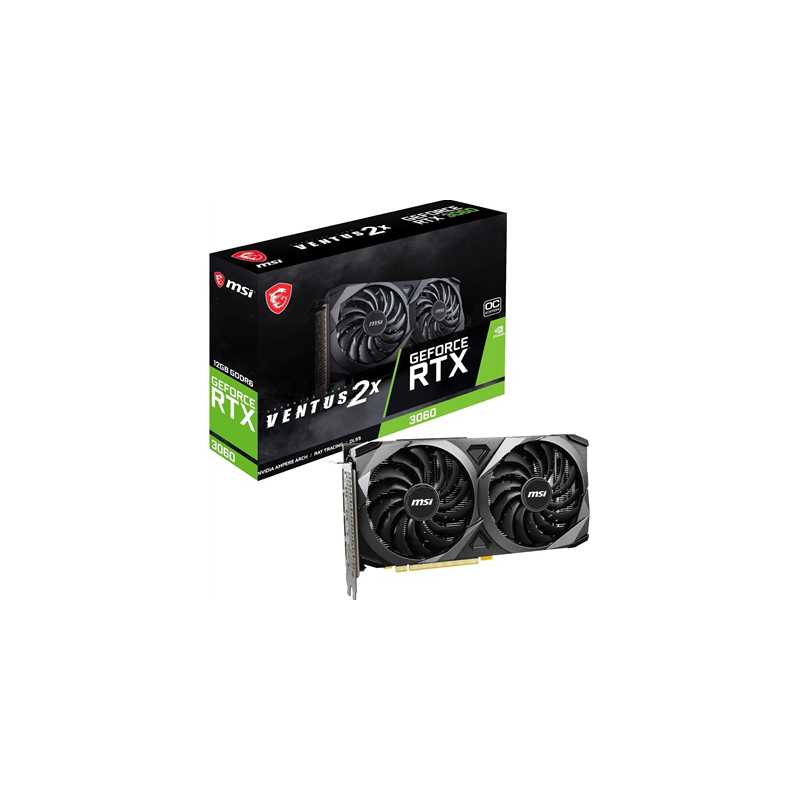 Gigabyte NVIDIA GeForce RTX 3060 VENTUS 2X 12G OC Graphics Card, 12GB GDDR6, 3584 CUDA Cores, 1807 MHz Core Clock, Dual Fan, 3x 
