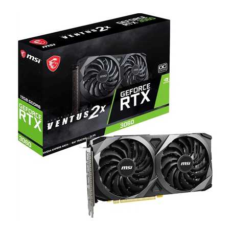 Gigabyte NVIDIA GeForce RTX 3060 VENTUS 2X 12G OC Graphics Card, 12GB GDDR6, 3584 CUDA Cores, 1807 MHz Core Clock, Dual Fan, 3x 
