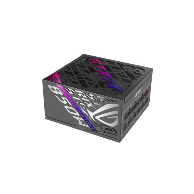 Asus ROG Strix 850W Platinum PSU, Fully Modular, 80+ Platinum, ATX 31, PCIe 5.0, GaN MOSFET, Intelligent Voltage Stabilizer