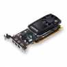 PNY Quadro P400 Professional Graphics Card, 2GB DDR5, 3 miniDP 1.4 (1 x DVI & 3 x DP adapters), Low Profile (Bracket Included)
