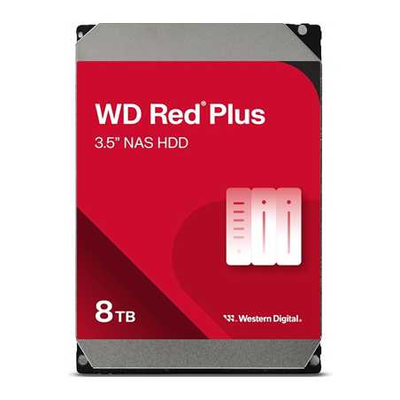 WD Red Plus WD80EFPX 8TB 3.5" 256MB Cache SATA III NAS Internal Hard Drive