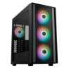 Cooler Master MasterBox 600 Gaming Case w/ Glass Side, E-ATX, 4x ARGB Fans, ARGB Fan Hub, FineMesh Front, USB-C, Asus BTF Compat