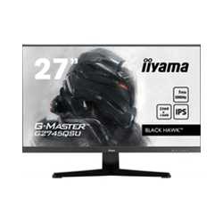 iiyama G-MASTER Black Hawk G2745QSU-B1 27 inch IPS Monitor, 2560x1440, 1ms, HDMI, DisplayPort, USB Hub, Freesync, 100Hz, Speaker
